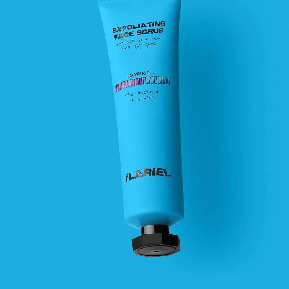 Exfoliating face scrub